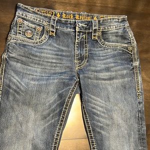 Men’s Used Rock Revival Joel Slim Bootcut